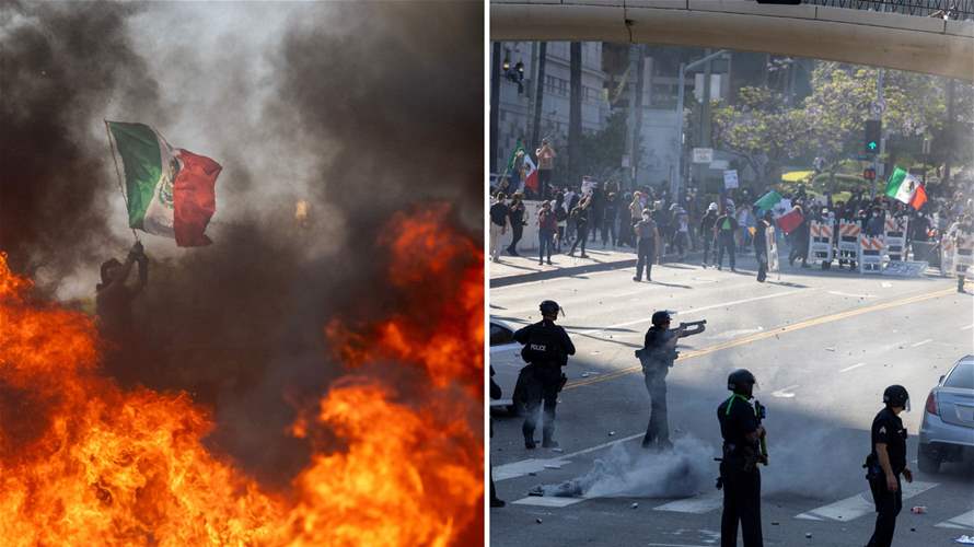 Anger boils over in Los Angeles as immigration raids spark protests